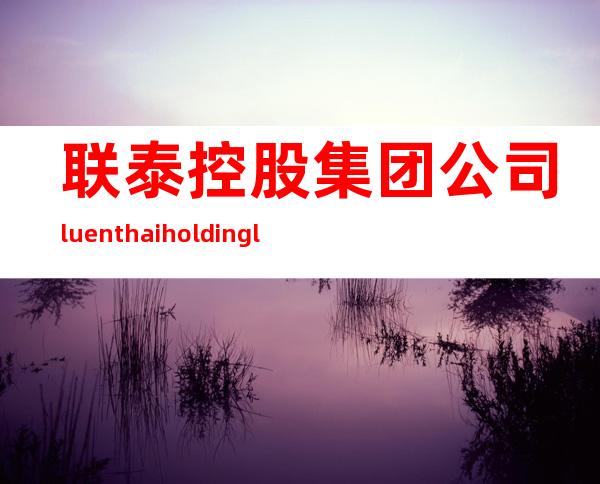 联泰控股集团公司 luen thai holding ltd